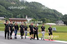 Romain Grosjean (FRA), Lotus F1 Team and Jolyon Palmer (GBR), Lotus F1 Team  18.06.2015. Formula 1 World Championship, Rd 8, Austrian Grand Prix, Spielberg, Austria, Preparation Day.