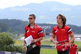 Roberto Merhi (SPA), Manor F1 Team  18.06.2015. Formula 1 World Championship, Rd 8, Austrian Grand Prix, Spielberg, Austria, Preparation Day.