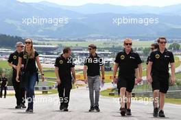 Romain Grosjean (FRA), Lotus F1 Team  18.06.2015. Formula 1 World Championship, Rd 8, Austrian Grand Prix, Spielberg, Austria, Preparation Day.