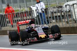 Max Verstappen (NLD) Scuderia Toro Rosso STR10. 23.06.2015. Formula 1 Testing, Day One, Spielberg, Austria, Tuesday.