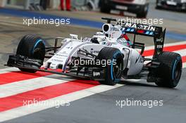 Susie Wolff (GBR) Williams FW37 Development Driver. 23.06.2015. Formula 1 Testing, Day One, Spielberg, Austria, Tuesday.
