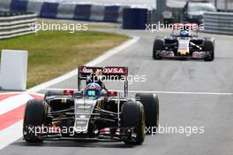 Jolyon Palmer (GBR) Lotus F1 E23 Test and Reserve Driver running sensor equipment. 24.06.2015. Formula 1 Testing, Day Two, Spielberg, Austria, Wednesday.