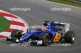 Felipe Nasr (BRA) Sauber C34. 24.06.2015. Formula 1 Testing, Day Two, Spielberg, Austria, Wednesday.