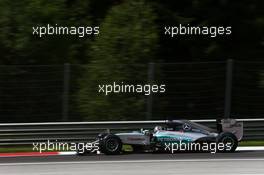 Nico Rosberg (GER) Mercedes AMG F1 W06. 24.06.2015. Formula 1 Testing, Day Two, Spielberg, Austria, Wednesday.