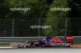 Marco Wittmann (GER) Scuderia Toro Rosso STR10 Test Driver. 24.06.2015. Formula 1 Testing, Day Two, Spielberg, Austria, Wednesday.