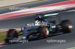 Lewis Hamilton (GBR) Mercedes AMG F1 W06. 20.02.2015. Formula One Testing, Day Two, Barcelona, Spain.