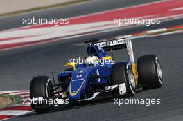 Marcus Ericsson (SWE) Sauber C34. 20.02.2015. Formula One Testing, Day Two, Barcelona, Spain.