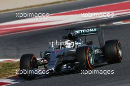 Lewis Hamilton (GBR) Mercedes AMG F1 W06. 20.02.2015. Formula One Testing, Day Two, Barcelona, Spain.
