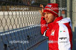 Sebastian Vettel (GER) Ferrari. 20.02.2015. Formula One Testing, Day Two, Barcelona, Spain.