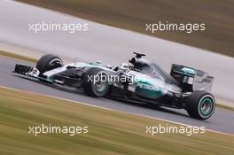 Lewis Hamilton (GBR) Mercedes AMG F1 W06. 21.02.2015. Formula One Testing, Day Three, Barcelona, Spain.