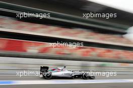 Felipe Massa (BRA) Williams FW37. 21.02.2015. Formula One Testing, Day Three, Barcelona, Spain.