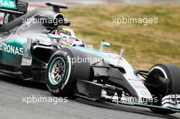 Lewis Hamilton (GBR) Mercedes AMG F1 W06. 21.02.2015. Formula One Testing, Day Three, Barcelona, Spain.