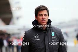 Toto Wolff (GER) Mercedes AMG F1 Shareholder and Executive Director. 21.02.2015. Formula One Testing, Day Three, Barcelona, Spain.