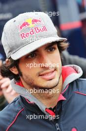 Carlos Sainz Jr (ESP) Scuderia Toro Rosso. 21.02.2015. Formula One Testing, Day Three, Barcelona, Spain.