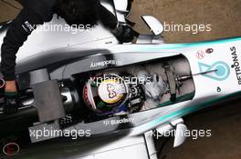 Lewis Hamilton (GBR) Mercedes AMG F1 W06. 21.02.2015. Formula One Testing, Day Three, Barcelona, Spain.