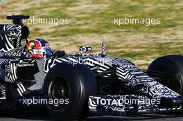 Daniil Kvyat (RUS) Red Bull Racing RB11. 22.02.2015. Formula One Testing, Day Four, Barcelona, Spain.