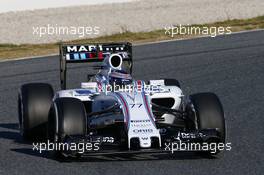 Valtteri Bottas (FIN) Williams FW37. 22.02.2015. Formula One Testing, Day Four, Barcelona, Spain.