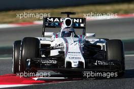 Valtteri Bottas (FIN) Williams FW37. 22.02.2015. Formula One Testing, Day Four, Barcelona, Spain.