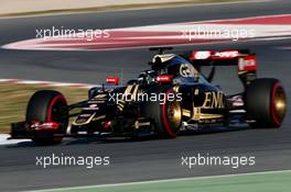 Romain Grosjean (FRA), Lotus F1 Team  22.02.2015. Formula One Testing, Day Four, Barcelona, Spain.