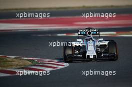 Valtteri Bottas (FIN) Williams FW37. 22.02.2015. Formula One Testing, Day Four, Barcelona, Spain.