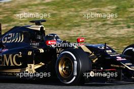 Romain Grosjean (FRA) Lotus F1 E23. 22.02.2015. Formula One Testing, Day Four, Barcelona, Spain.