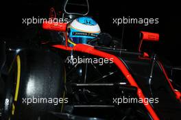 Fernando Alonso (ESP) McLaren MP4-30 leaves the pits. 22.02.2015. Formula One Testing, Day Four, Barcelona, Spain.