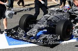 Daniel Ricciardo (AUS) Red Bull Racing RB11 front wing detail. 19.02.2015. Formula One Testing, Day One, Barcelona, Spain.