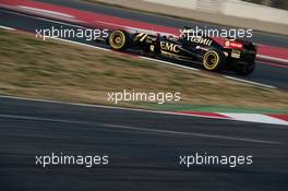 Pastor Maldonado (VEN) Lotus F1 E23. 19.02.2015. Formula One Testing, Day One, Barcelona, Spain.