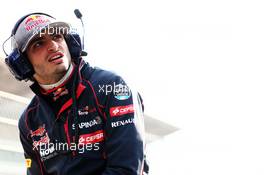 Carlos Sainz Jr (ESP) Scuderia Toro Rosso. 19.02.2015. Formula One Testing, Day One, Barcelona, Spain.