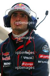 Carlos Sainz Jr (ESP) Scuderia Toro Rosso. 19.02.2015. Formula One Testing, Day One, Barcelona, Spain.