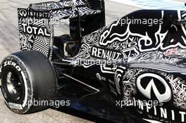 Daniel Ricciardo (AUS) Red Bull Racing RB11 - rear suspension detail. 19.02.2015. Formula One Testing, Day One, Barcelona, Spain.