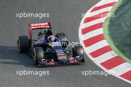 Max Verstappen (NLD) Scuderia Toro Rosso STR10. 19.02.2015. Formula One Testing, Day One, Barcelona, Spain.