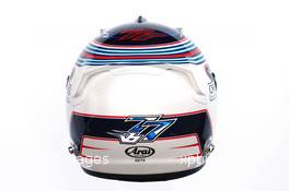 The helmet of Valtteri Bottas (FIN) Williams. 19.02.2015. Formula One Testing, Day One, Barcelona, Spain.