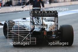 Daniel Ricciardo (AUS) Red Bull Racing RB11 with sensor equipment. 19.02.2015. Formula One Testing, Day One, Barcelona, Spain.