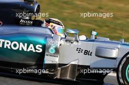 Lewis Hamilton (GBR) Mercedes AMG F1 W06. 19.02.2015. Formula One Testing, Day One, Barcelona, Spain.