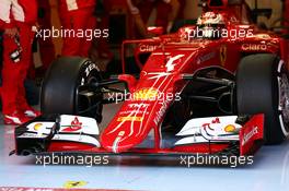 Kimi Raikkonen (FIN) Ferrari SF15-T front wing. 19.02.2015. Formula One Testing, Day One, Barcelona, Spain.