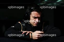 Jolyon Palmer (GBR) Lotus F1 Team Test and Reserve Driver. 19.02.2015. Formula One Testing, Day One, Barcelona, Spain.