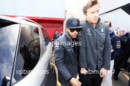 Lewis Hamilton (GBR) Mercedes AMG F1. 27.02.2015. Formula One Testing, Day Two, Barcelona, Spain.