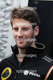 Romain Grosjean (FRA) Lotus F1 Team. 27.02.2015. Formula One Testing, Day Two, Barcelona, Spain.