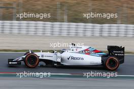 Valtteri Bottas (FIN) Williams FW37. 27.02.2015. Formula One Testing, Day Two, Barcelona, Spain.