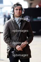 Sergio Perez (MEX) Sahara Force India F1. 27.02.2015. Formula One Testing, Day Two, Barcelona, Spain.