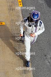 Valtteri Bottas (FIN) Williams. 27.02.2015. Formula One Testing, Day Two, Barcelona, Spain.