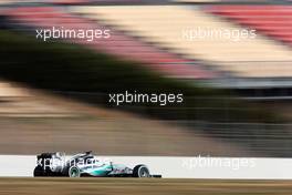Nico Rosberg (GER) Mercedes AMG F1 W06. 27.02.2015. Formula One Testing, Day Two, Barcelona, Spain.