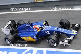 Felipe Nasr (BRA) Sauber C34. 27.02.2015. Formula One Testing, Day Two, Barcelona, Spain.