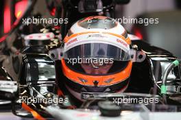 Nico Hulkenberg (GER) Sahara Force India F1 VJM08. 27.02.2015. Formula One Testing, Day Two, Barcelona, Spain.