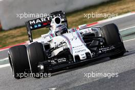 Valtteri Bottas (FIN) Williams FW37. 27.02.2015. Formula One Testing, Day Two, Barcelona, Spain.