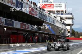 Daniil Kvyat (RUS) Red Bull Racing RB11. 27.02.2015. Formula One Testing, Day Two, Barcelona, Spain.