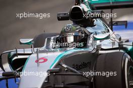 Nico Rosberg (GER) Mercedes AMG F1 W06. 27.02.2015. Formula One Testing, Day Two, Barcelona, Spain.