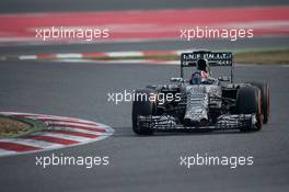 Daniel Ricciardo (AUS) Red Bull Racing RB11. 27.02.2015. Formula One Testing, Day Two, Barcelona, Spain.