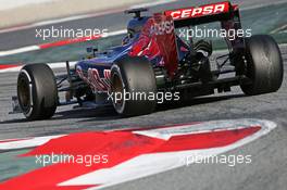 Max Verstappen (NLD) Scuderia Toro Rosso STR10. 27.02.2015. Formula One Testing, Day Two, Barcelona, Spain.